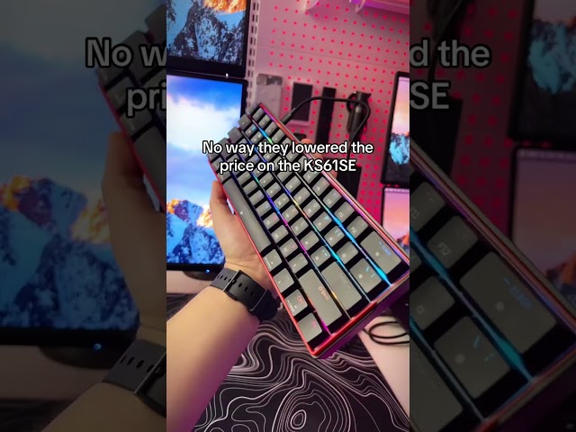 Vídeo relacionado con KEMOVE K61SE Teclado Mecánico Gaming, 60% Teclado Compacto de 61 Teclas RGB Retroiluminación N-Key Rollover USB Cable Teclado Oficina con Interruptor Rojo para Mac Windows-US Layout, Blanco