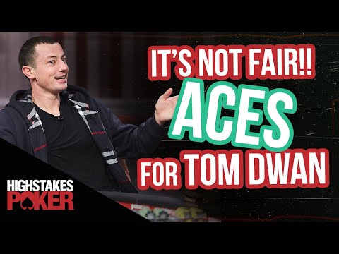 Pocket Aces for Tom Dwan! Is This Even Fair?