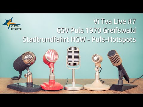 50. Jahre GSV Puls 1970: Eine Stadtrundfahrt mit dem Greifswalder Club | Vi Tva Sports live #7