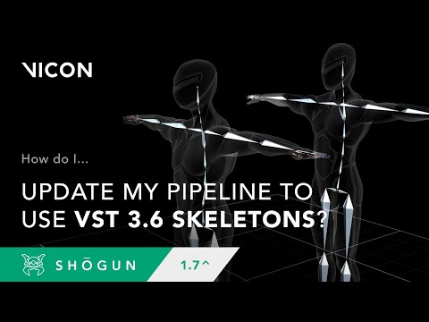 Updating your pipeline to use VST 3.6 skeletons - Vicon motion capture tutorial