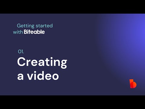 Getting started with Biteable - Creating a video