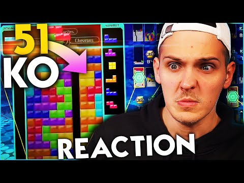 51 KO's in EINEM Tetris 99 Spiel?! - Huebi reagiert