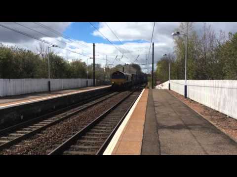 30/04/16 EWS 66084 at Slateford | 4M30 Mossend-Daventry - Diverted Intermodal (Via ECML)