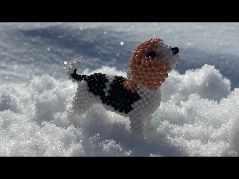 Туториал: амигуруми бигль из бисера — 3 часть 🐶