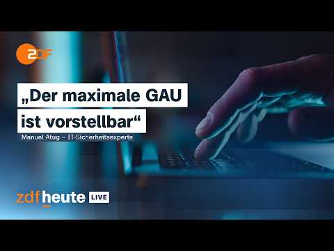 Nach Berliner Hackerangriff: Wie gut schützt sich Deutschland vor Cyberattacken? | ZDFheute live