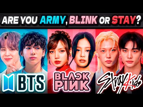 Which GROUP do YOU KNOW the Most About? Blackpink, BTS and Stray Kids Quiz | Kpop Game 2025