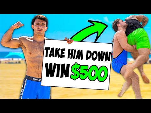 Take Him Down, Win $500 vs Strangers (Venice Beach)