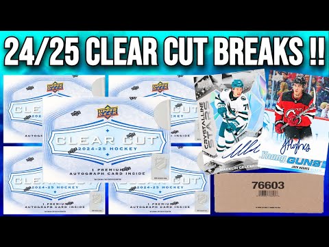 2024-25 Upper Deck CLEAR CUT Hockey CASE BREAKS !! 🔥