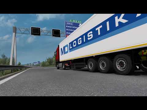 ETS2 Mercedes Actros Mp4 1845 Zwolle - Oberhausen