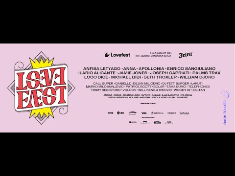 Jamie Jones - Live @ Lovefest 07-08-2021 Coke Fire Stage