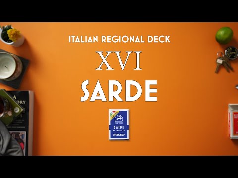 XVI - Unboxing the SARDE (Sardinian) Italian Regional Card Deck. 16 of 16 Italian Decks.