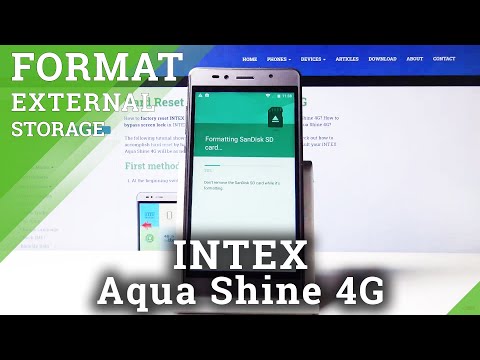 How to Format SD Card in INTEX Aqua Shine 4G – Delete Memory Card Storage