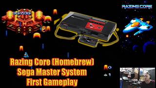 Razing Core (Sega Master System) New Homebrew First Gameplay