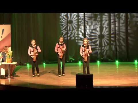 Nāc līdzās! Lielkoncerts 2013 - Saksofonu trio - defilē