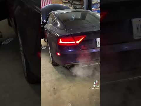 Audi S7 4.0T with downpipes, but is it to loud? Startup, revs & driving