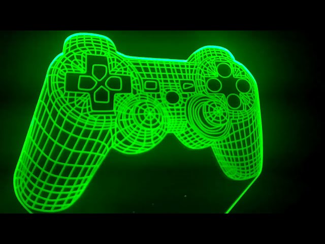 Vídeo relacionado con masqueprecios Lámpara Joystick gamer 3D con Luz LED personalizable PS4