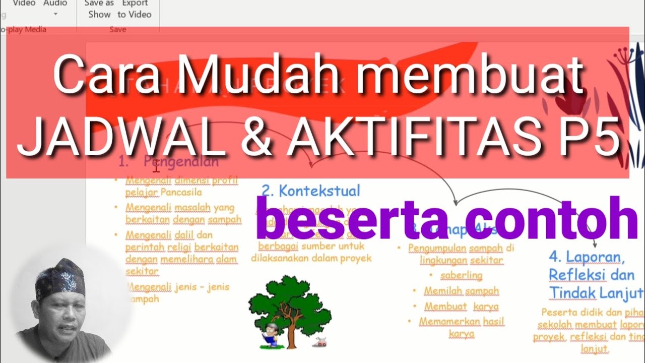 Cara mudah Membuat Jadwal Dan  aktifitas P5 beserta contohnya #kurikulummerdeka
