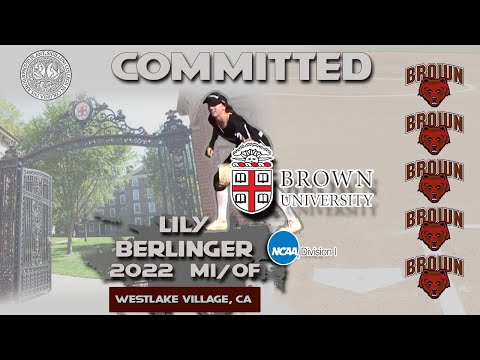 2022 Lily Berlinger Committed to Brown University