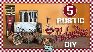5 RUSTIC VALENTINE DIY DECOR / LOVERS LANE Collaboration