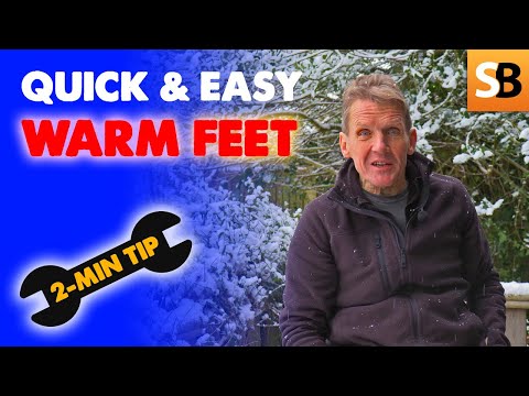 Simple Trick for Warm Feet ~ 2-Minute Tip