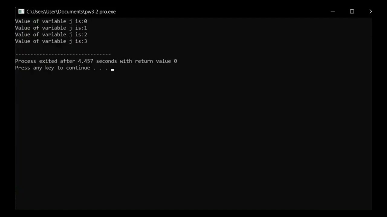 PROGRAMMING FUNDAMENTALS (PRACTICAL WORK 3)
