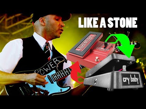 WHAT IF "Like a stone" solo was recorded with wah