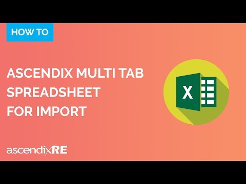 AscendixRE Multi Tab Spreadsheet