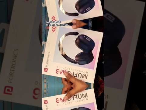 Thumbnail for PORTRONICS wireless headphone model muffs m6 💯#shortvideo