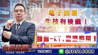 【台股攻略】 #劉烱德 0513 電子回穩，生技有後戲！臻鼎-KY,高端疫苗！ (圖)