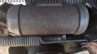1988 to 1998 C1500 rear drum emergency brake adjustment