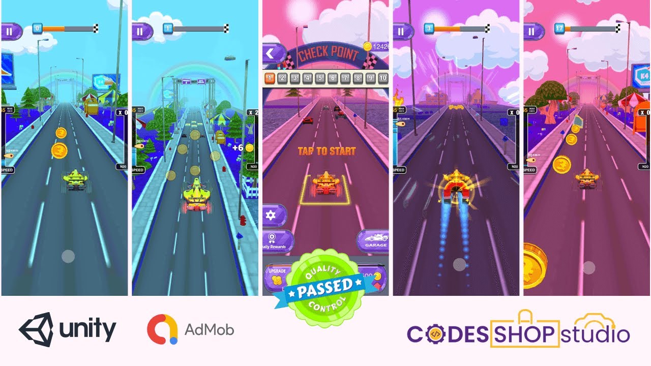 XRacer Car Race-Fast Car Racing #sourcecode #games #cardrive #carrace #unitysourcecode #unitygames