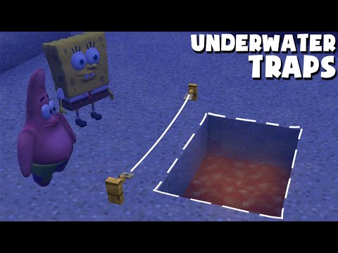 Real UNDERWATER TRAP in Minecraft !!! Spongebob and Patrick Traps !!