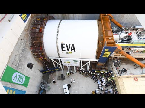 Subway extension: Start of tunnel construction