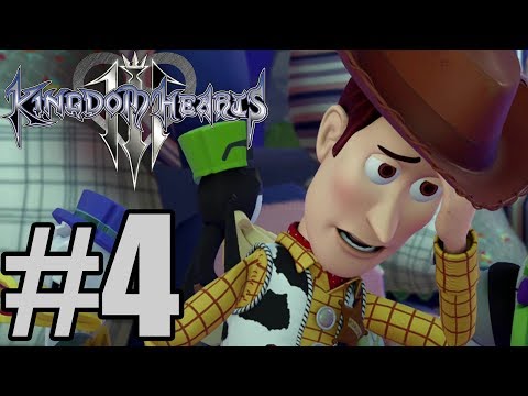 Kingdom Hearts 3 (English) Gameplay Walkthrough Part 4 - Toy Story ( No Commentary)
