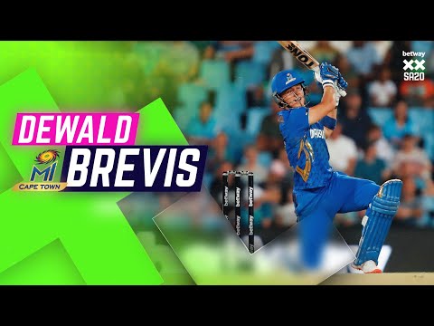 Dewald Brevis Big Hits | MI Cape Town in action | Season 3 | Betway SA20