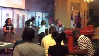 Praise Break at our Prayer Gathering at The Harvest Tabernacle Church!!! 7/11/16