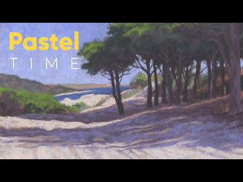 Beach Sand Dunes in Soft Pastel - Narrated Timelapse