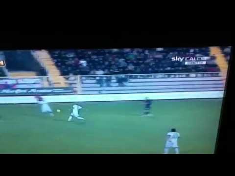Gubbio-Empoli 0-1 - Sky -  Serie B 2011/2012 - Il gol di Tavano