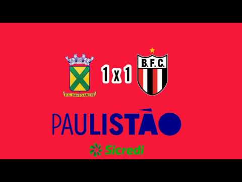 Santo André 1 x 1 Botafogo sp Paulistão 4° rodada