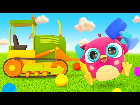 HopHop und Tock bauen ein Schloss. Zeichentrickfilm für Kleinkinder | HopHop die Eule