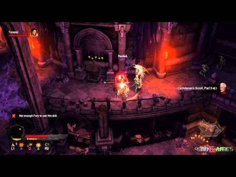 Diablo 3 PS3 Walkthrough 1080p - Normal ACT 1 Barbarian female AndrissGG Part 3