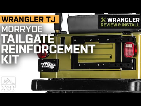 Jeep Wrangler TJ MORryde Tailgate Reinforcement Kit Review & Install