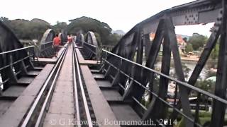 preview picture of video 'Kanchanaburi, and the River Kwai Bridge, and station, Thailand. ( 13 )'