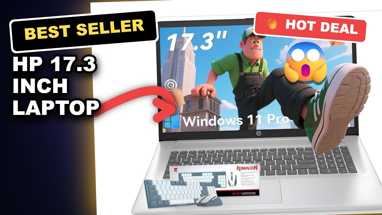 HP 17.3 Inch Laptop Unboxed: Is This a Worthwhile Choice for You? review video