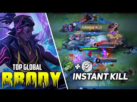 100% Deadly!! Brody Jungler Instant Kill - Top Global Brody by Lippp. - MLBB