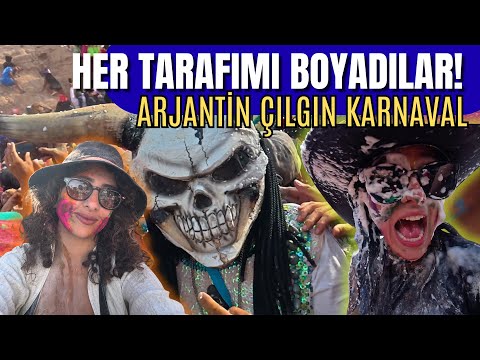 JUJUY KARNAVALI ÇILGINLIĞI!  ARJANTİN | Tilcara, Maimará, Uquía 🇦🇷