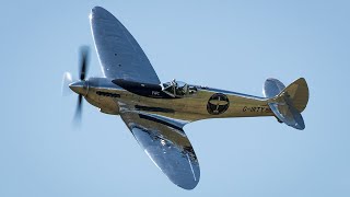 video: Silver Spitfire pilot log week one: starry send-off propels record attempt into ice-cold skies 