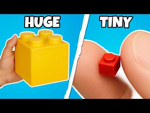 LEGO minuscoli contro LEGO giganti