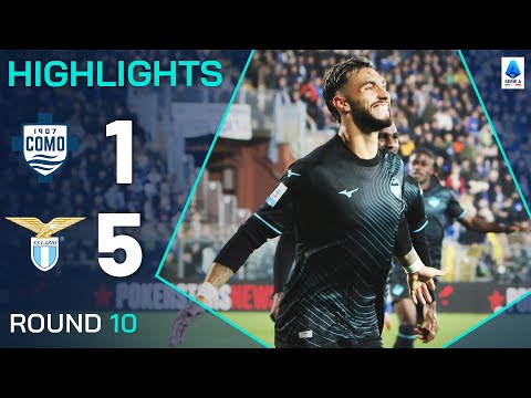 COMO-LAZIO 1-5 | HIGHLIGHTS | TWO red cards as Lazio cruise to victory | Serie A 2024/25