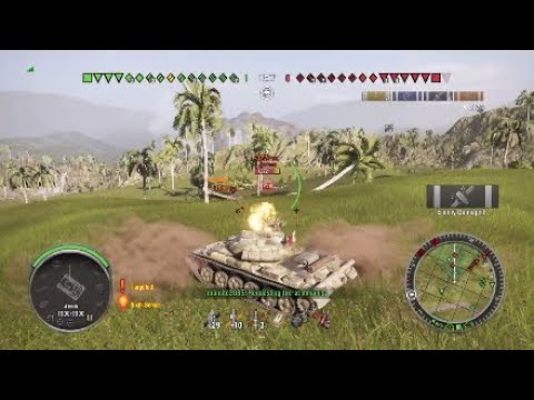 Obj.140. 8.1k damage. World of Tanks Console